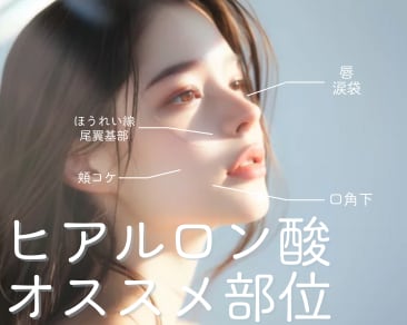 水戸院オススメのヒアルロン酸施術部位💖